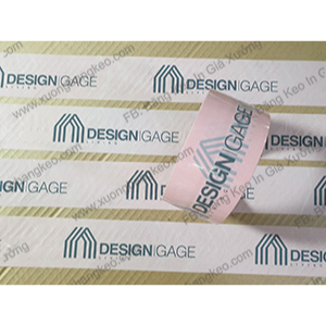 Băng keo in màu logo Design Gage