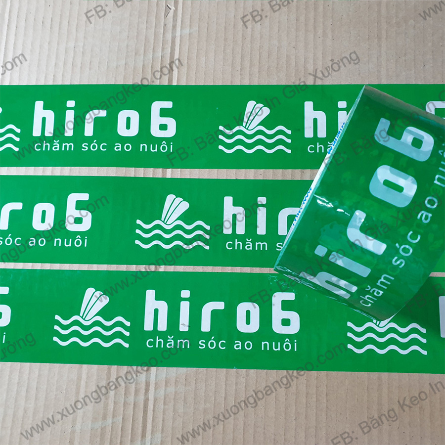 Băng keo in logo Hiro 6